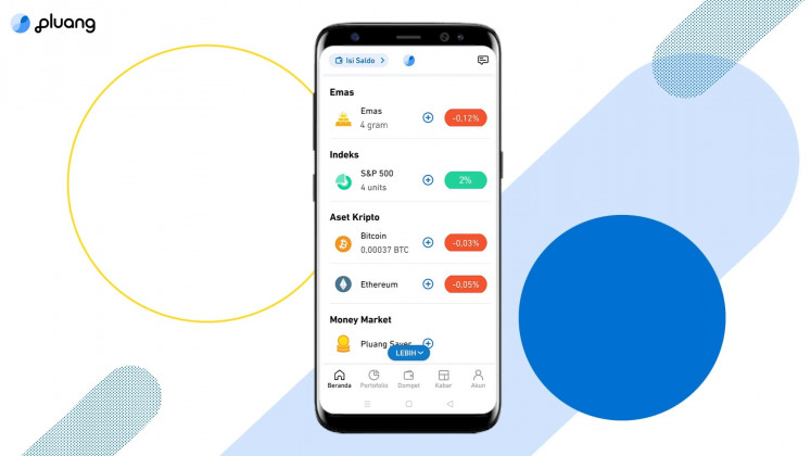 Investment app Pluang offers gold, money market and cryptocurrency investment features.