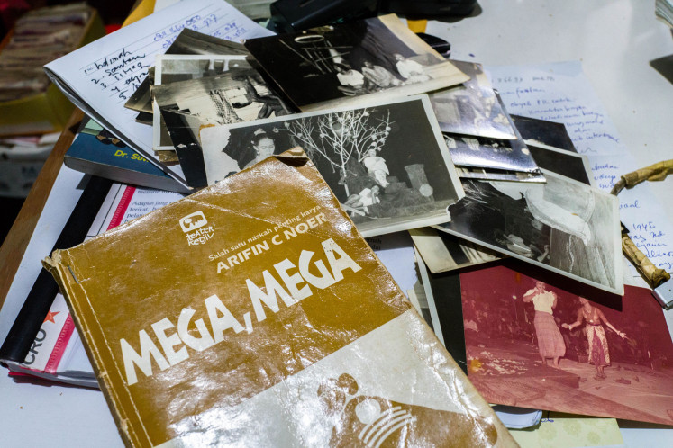 Archival dedication: Teater Keliling has been diligent in archiving since 1974, preserving everything from photos of their first performances to clippings and newspaper coverage. Some of Teater Keliling’s archives are stored at the National Archives and the HB Jassin Literary Documentation Center in Jakarta. (Courtesy of Okky Ardya)